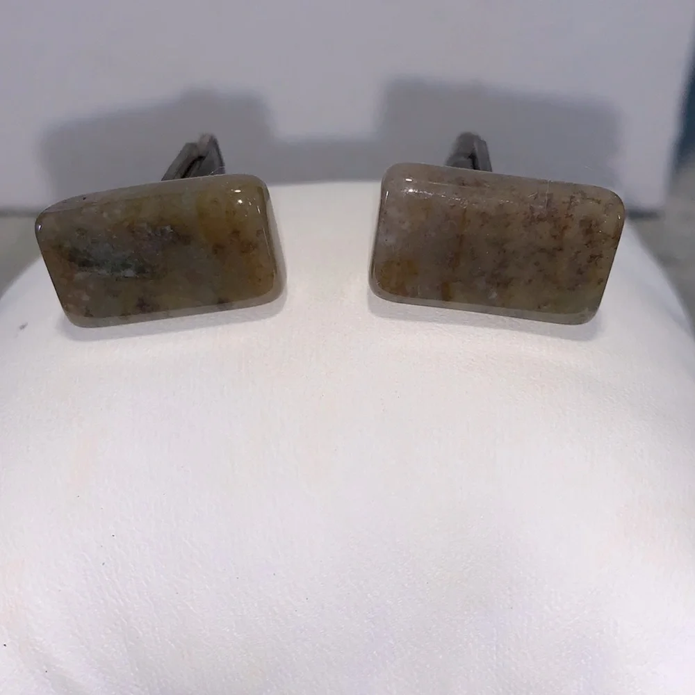 Vintage Agate cuff links